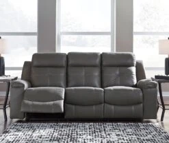 Jesolo Dark Gray Reclining Sofa