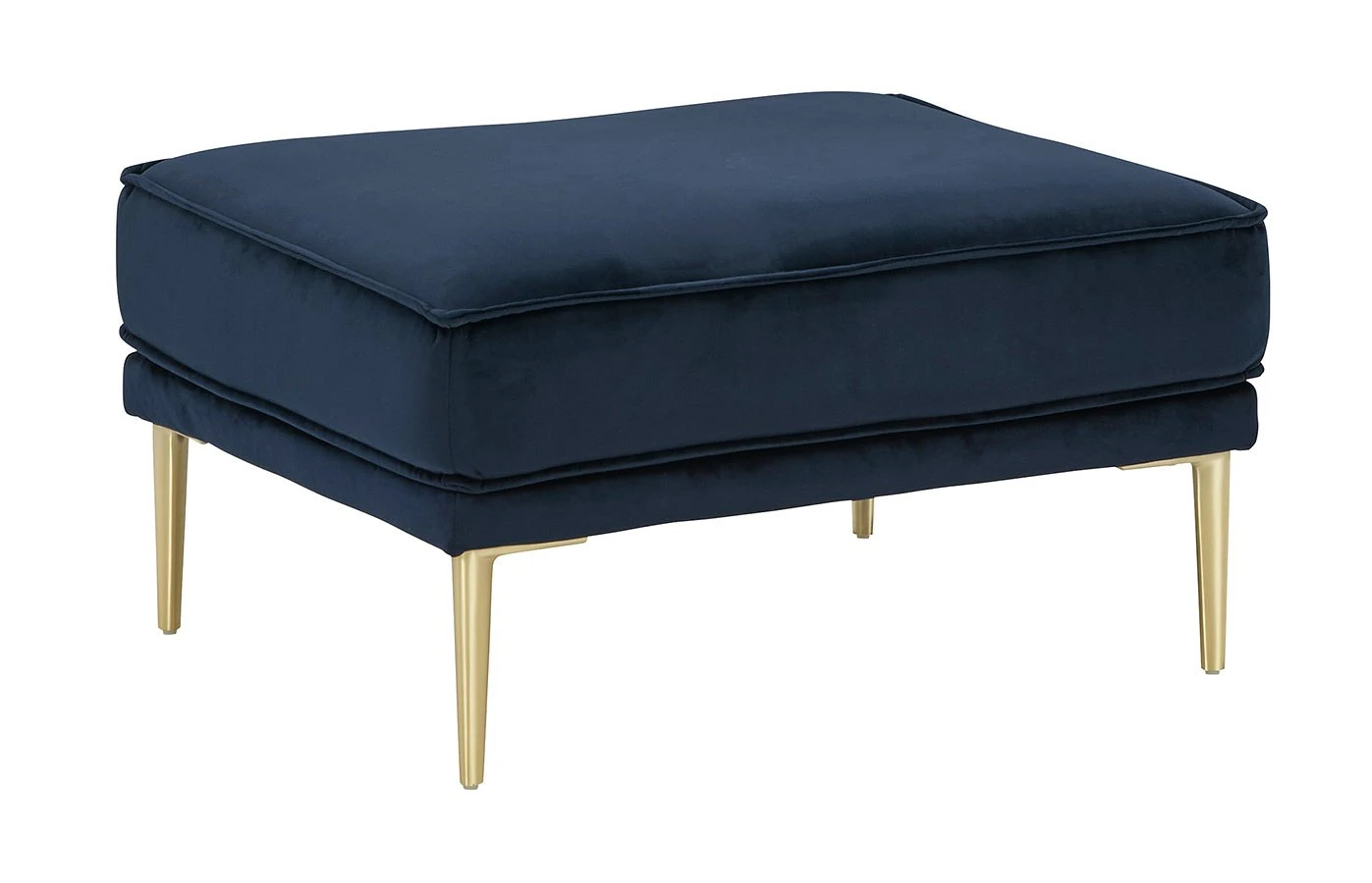 Macleary Navy Ottoman 2 Macleary Navy Ottoman - Image 2