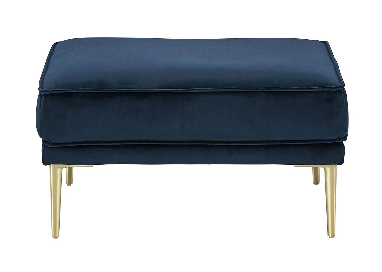 Macleary Navy Ottoman 3 Macleary Navy Ottoman - Image 3