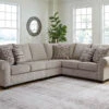 Claireah Umber Sectional Set