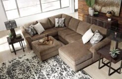 Graftin Teak Sectional Set -Signature Design by Ashley 91102 T321 sec set 5