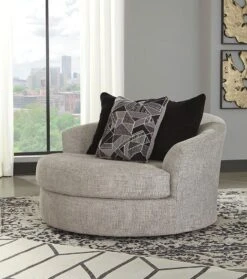 Megginson Storm Oversized Swivel Chair