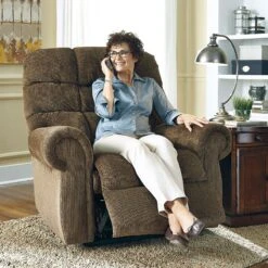 Ernestine Truffle Power Lift Recliner -Signature Design by Ashley 9760212 recliner 5