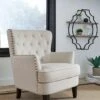 Romansque Accent Chair (Beige)