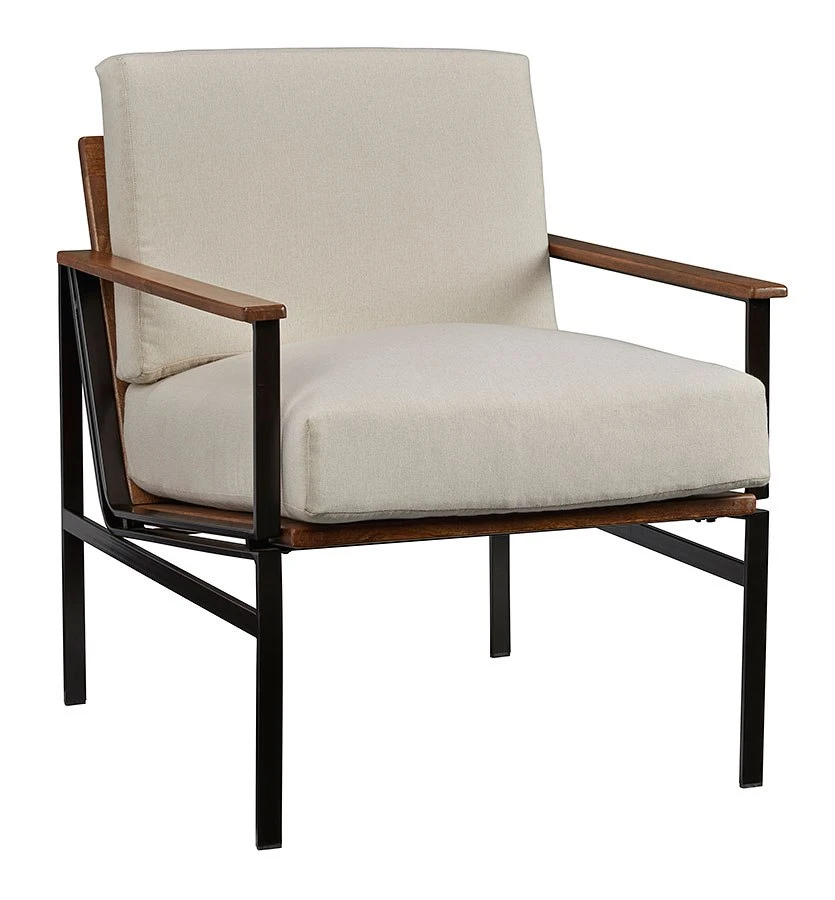 Tilden Accent Chair (Ivory And Brown) 2 Tilden Accent Chair (Ivory And Brown) - Image 2