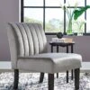 Hughleigh Accent Chair (Gray Velvet)