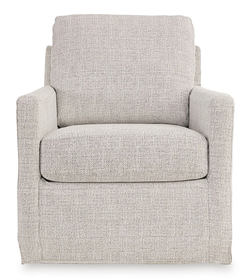 Nenana Next-Gen Nuvella Stone Swivel Glider Accent Chair 2 Nenana Next-Gen Nuvella Stone Swivel Glider Accent Chair - Image 2