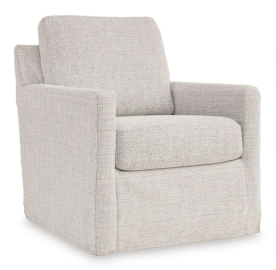 Nenana Next-Gen Nuvella Stone Swivel Glider Accent Chair 3 Nenana Next-Gen Nuvella Stone Swivel Glider Accent Chair - Image 3