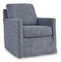 Nenana Next-Gen Nuvella Denim Swivel Glider Accent Chair 7 Nenana Next-Gen Nuvella Denim Swivel Glider Accent Chair -Signature Design by Ashley A3000646 chair 3