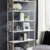 Glenstone Bookcase (Champagne And White)