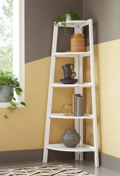 Bernmore Corner Shelf (White)