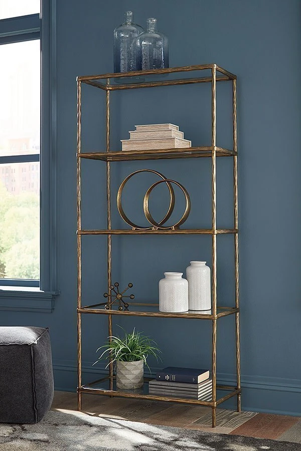 Ryandale Bookcase (Antique Brass) 1 Ryandale Bookcase (Antique Brass)