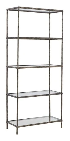 Ryandale Bookcase (Antique Pewter) 7 Ryandale Bookcase (Antique Pewter) -Signature Design by Ashley A4000451 bookcase 4