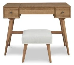 Thadamere Vanity W/ Stool (Light Brown) 9 Thadamere Vanity W/ Stool (Light Brown) -Signature Design by Ashley B060 22 vanity 3