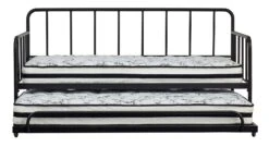 Trentlore Twin Metal Daybed W/ Trundle (Black) 7 Trentlore Twin Metal Daybed W/ Trundle (Black) -Signature Design by Ashley B076 180 160 daybed 3