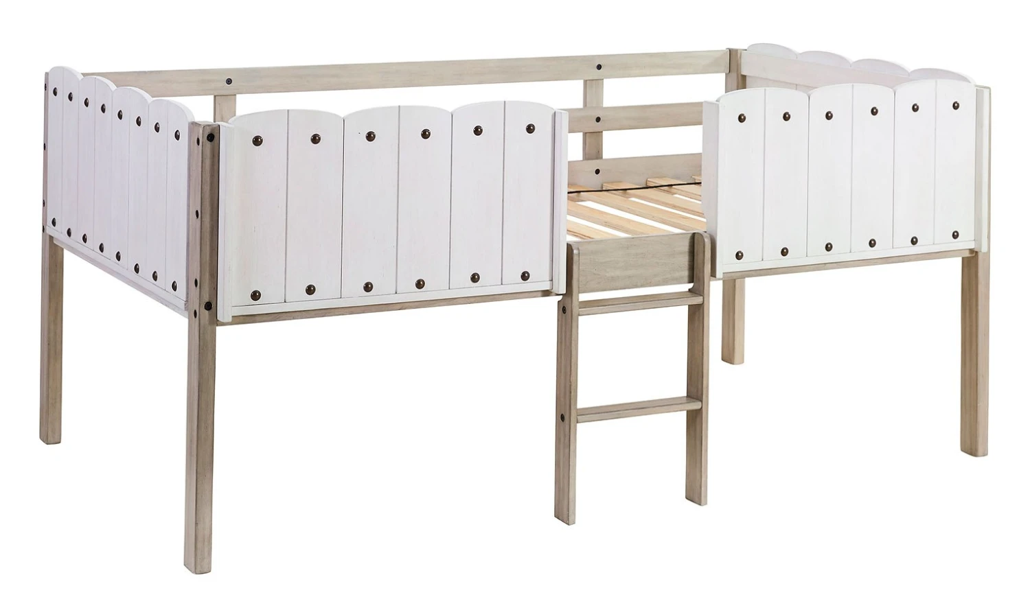 Wrenalyn Picket Fence Loft Bed 2 Wrenalyn Picket Fence Loft Bed - Image 2