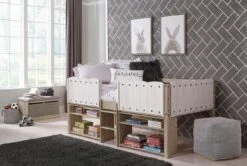 Wrenalyn Picket Fence Loft Bedroom Set
