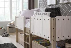 Wrenalyn Picket Fence Loft Bedroom Set 16 Wrenalyn Picket Fence Loft Bedroom Set -Signature Design by Ashley B081 162 set 3