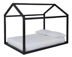 Flannibrook Full House Bed Frame (Black) -Signature Design by Ashley B082 162 bed 3