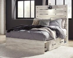 Cambeck Youth Panel Bed W/ Side Storage 10 Cambeck Youth Panel Bed W/ Side Storage -Signature Design by Ashley B192 53 52 150 B100 11 bed yth side str 3