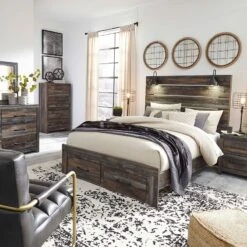 Drystan Panel Storage Bedroom Set -Signature Design by Ashley B211 57 54S 96 br set pnl str 3