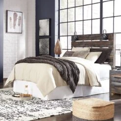 Drystan Panel Bed (Headboard Only) 9 Drystan Panel Bed (Headboard Only) -Signature Design by Ashley B211 57 B100 66 bed pnl headboard only 1