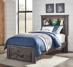 Drystan Youth Bookcase Storage Bed