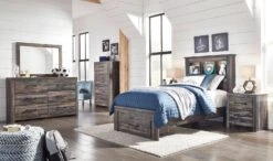 Drystan Youth Bookcase Storage Bedroom Set -Signature Design by Ashley B211 63 52S 83 br set yth bcs str 1