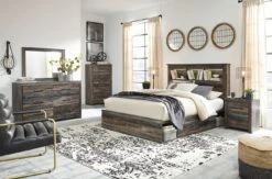Drystan Bookcase Bedroom Set W/ Side Storage -Signature Design by Ashley B211 65 54 160 96 br set bcs side str 1