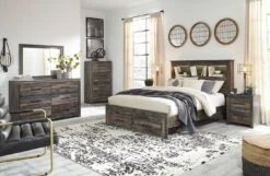 Drystan Bookcase Storage Bedroom Set