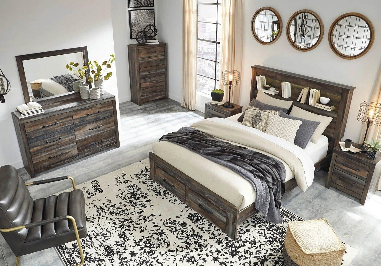 Drystan Bookcase Storage Bedroom Set 8 Drystan Bookcase Storage Bedroom Set - Image 8