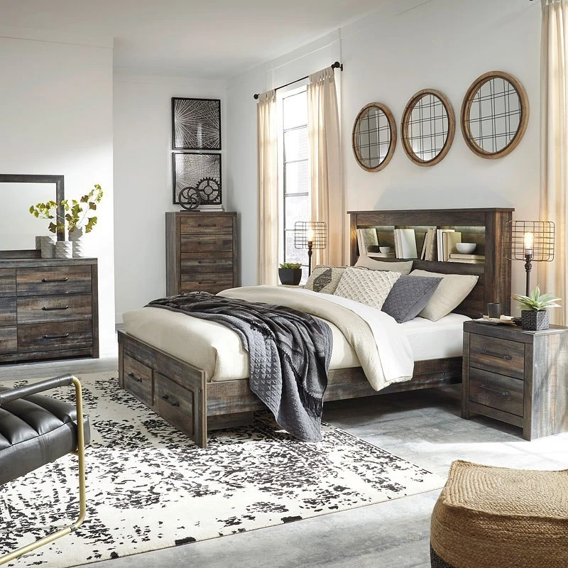 Drystan Bookcase Storage Bedroom Set 10 Drystan Bookcase Storage Bedroom Set - Image 10