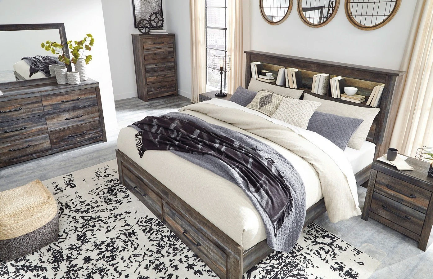 Drystan Bookcase Storage Bedroom Set 12 Drystan Bookcase Storage Bedroom Set - Image 12