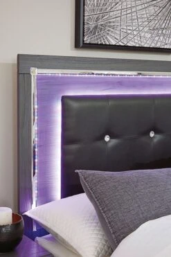 Lodanna Panel Bed -Signature Design by Ashley B214 LED LIGHTS D