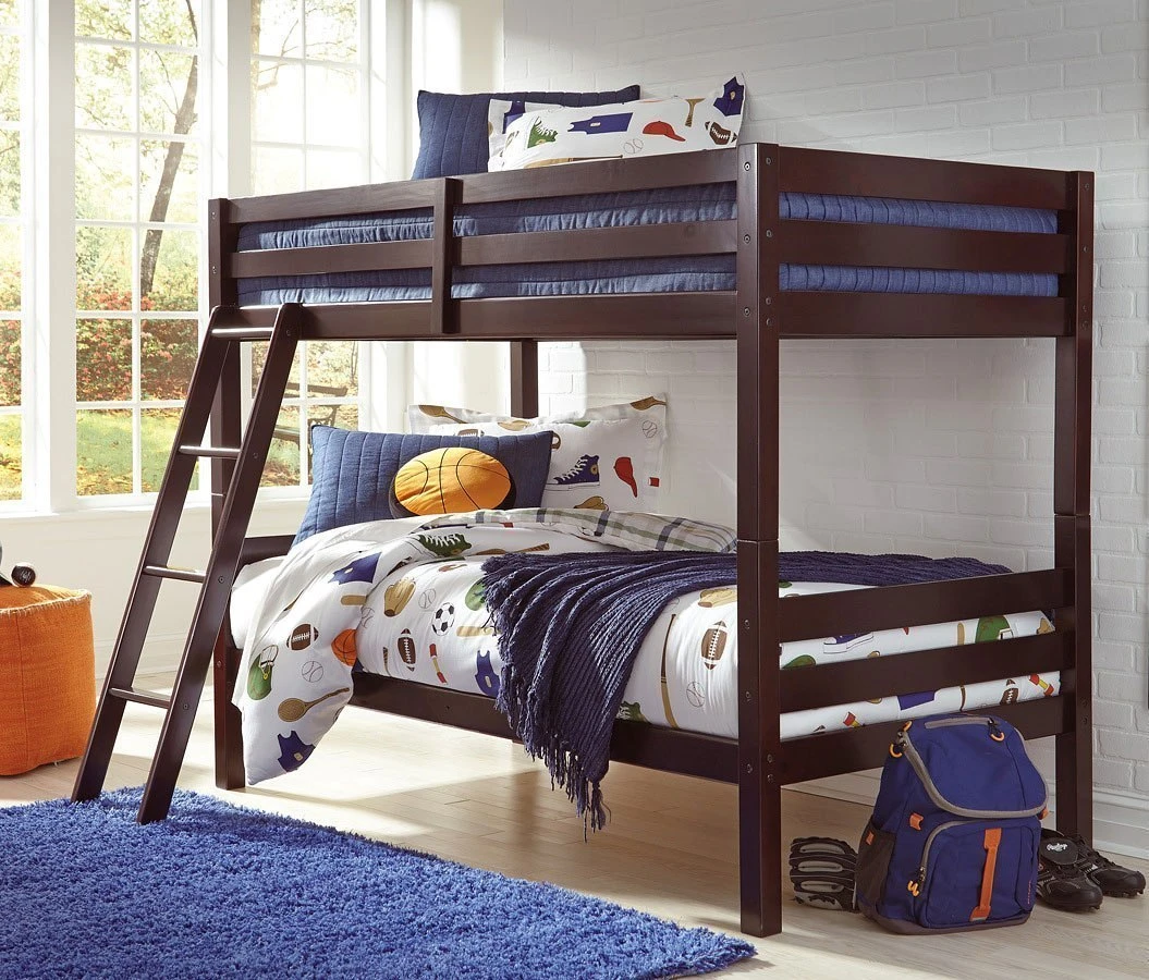 Halanton Twin Over Twin Bunk Bed 1 Halanton Twin Over Twin Bunk Bed