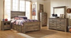 Trinell Youth Storage Bedroom Set 15 Trinell Youth Storage Bedroom Set -Signature Design by Ashley B446 53 52 50 B100 11 br set 2