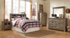 Trinell Youth Bookcase Headboard Bedroom Set -Signature Design by Ashley B446 63 B100 21 br set 2