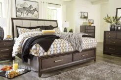 Brueban Sleigh Storage Bedroom Set -Signature Design by Ashley B497 57 54S 96 br set str 2