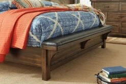Lakeleigh Panel Bed W/ Bench Footboard -Signature Design by Ashley B718 157 154 96 bed 3