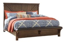 Lakeleigh Panel Bed W/ Bench Footboard -Signature Design by Ashley B718 157 154 96 bed 5
