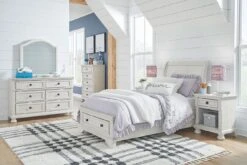 Robbinsdale Youth Sleigh Storage Bedroom Set -Signature Design by Ashley B742 53 52S 183 br set 1
