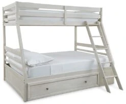 Robbinsdale Twin Over Full Bunk Bed W/ Under Bed Storage 10 Robbinsdale Twin Over Full Bunk Bed W/ Under Bed Storage -Signature Design by Ashley B742 58P 58R 50 bunk bed 4