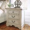 Realyn Three Drawer Nightstand