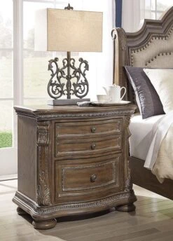 Charmond Sleigh Bed -Signature Design by Ashley B803 92 nightstand 1
