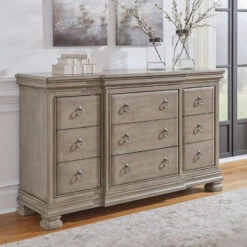 Lexorne Sleigh Bedroom Set -Signature Design by Ashley B924 31 dresser 1