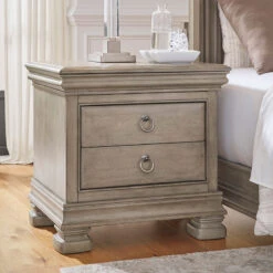 Lexorne Sleigh Bedroom Set -Signature Design by Ashley B924 93 nightstand 1