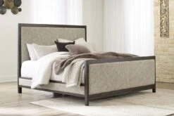 Burkhaus Upholstered Bedroom Set -Signature Design by Ashley B984 57 54 96 bed 1