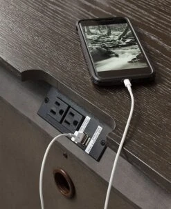 Burkhaus Upholstered Bedroom Set -Signature Design by Ashley B984 93 nightstand 2