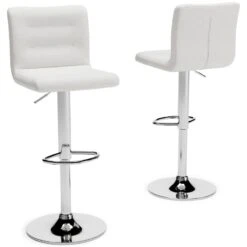 Pollzen Stone Upholstered Swivel Barstool (Set Of 2) -Signature Design by Ashley D121 730 barstool 4