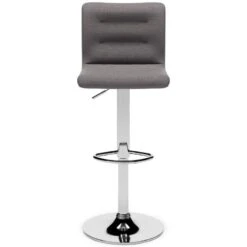 Pollzen Gray Upholstered Swivel Barstool (Set Of 2) -Signature Design by Ashley D121 830 barstool 5